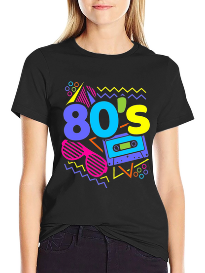 Retro 80s Style Graphic Tee