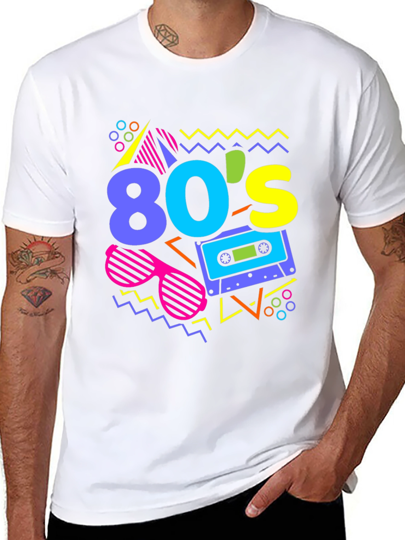 Retro 80s Style Graphic Tee