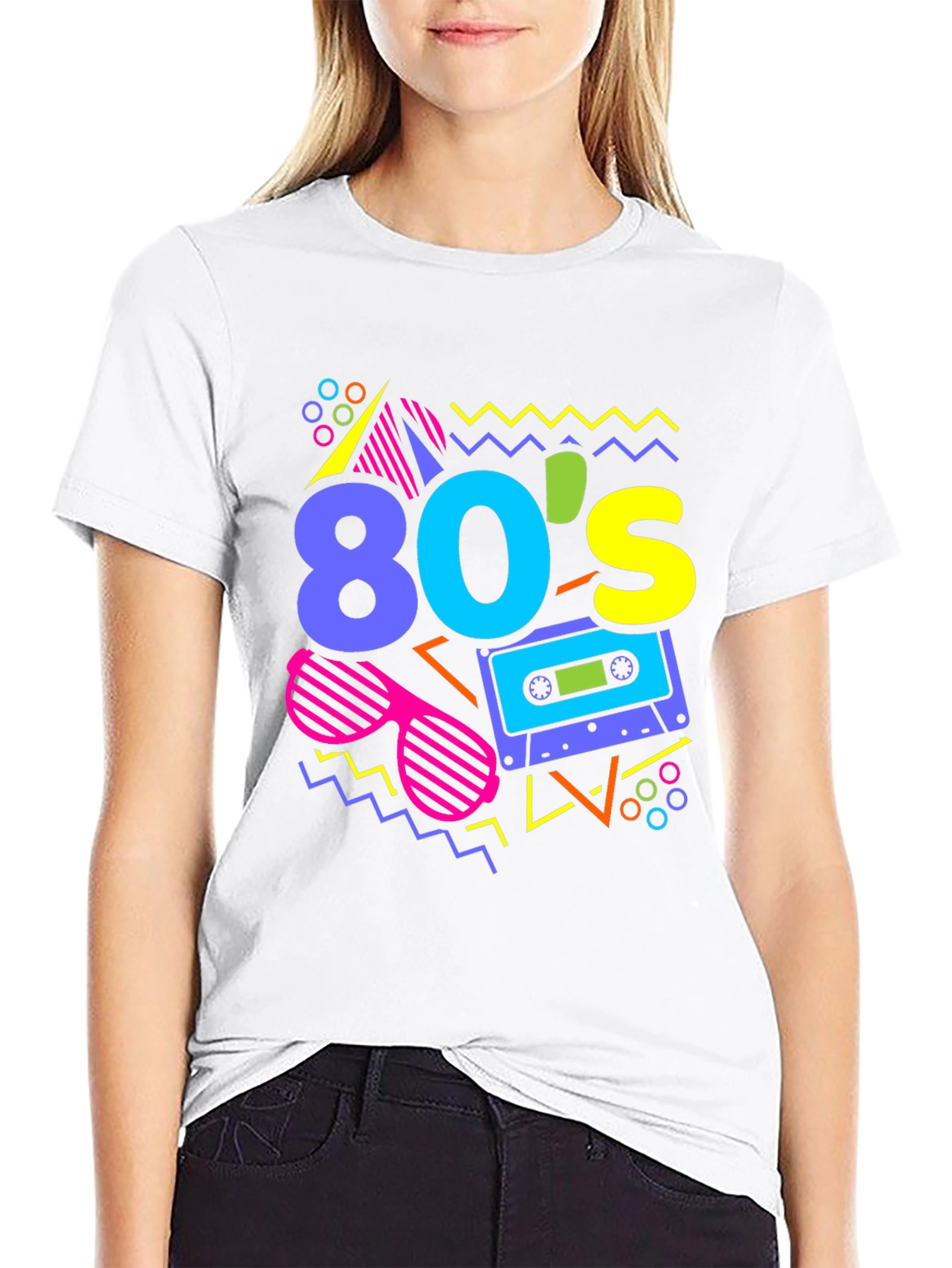 Retro 80s Style Graphic Tee