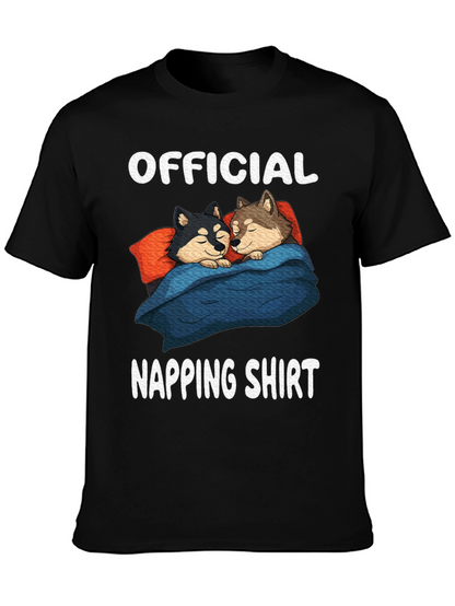 Official Napping Shirt with Sleeping Dogs