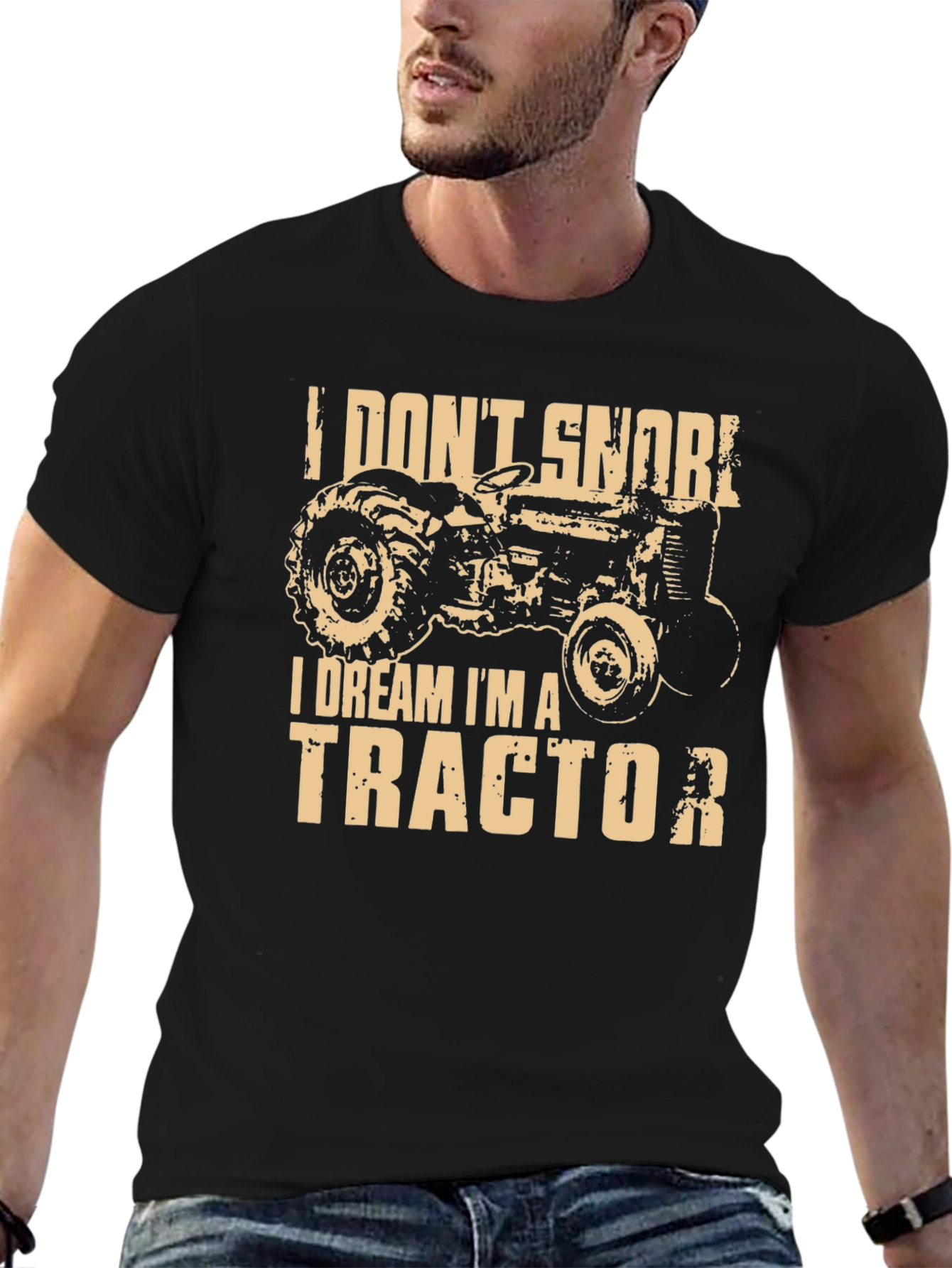 I Dream Im A Tractor Graphic T-Shirt