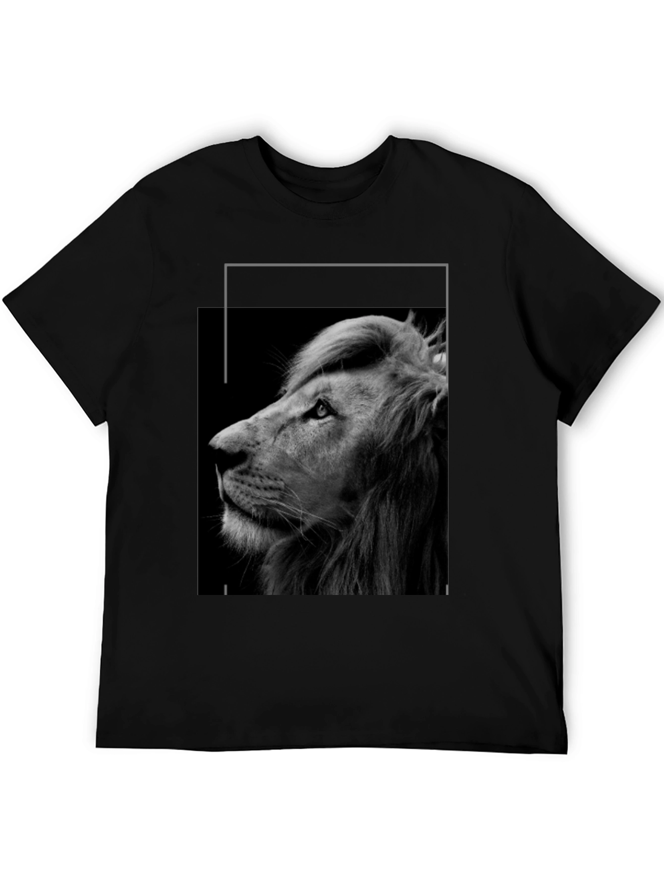 Black Lion Graphic Tee - Unisex Style