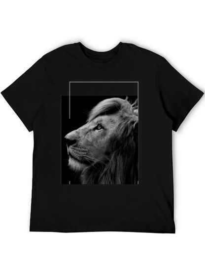 Black Lion Graphic Tee - Unisex Style