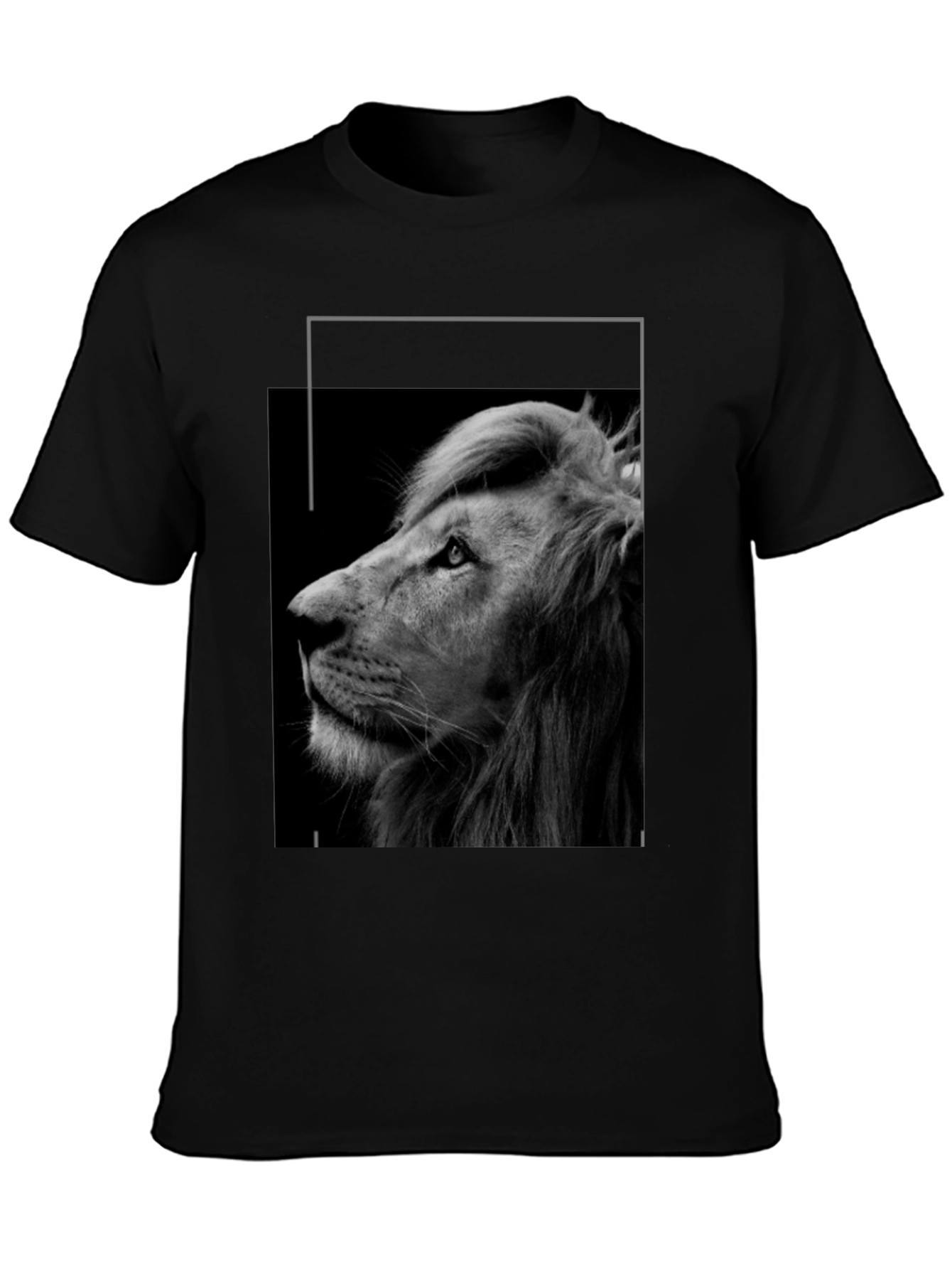 Black Lion Graphic Tee - Unisex Style