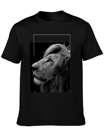 Black Lion Graphic Tee - Unisex Style