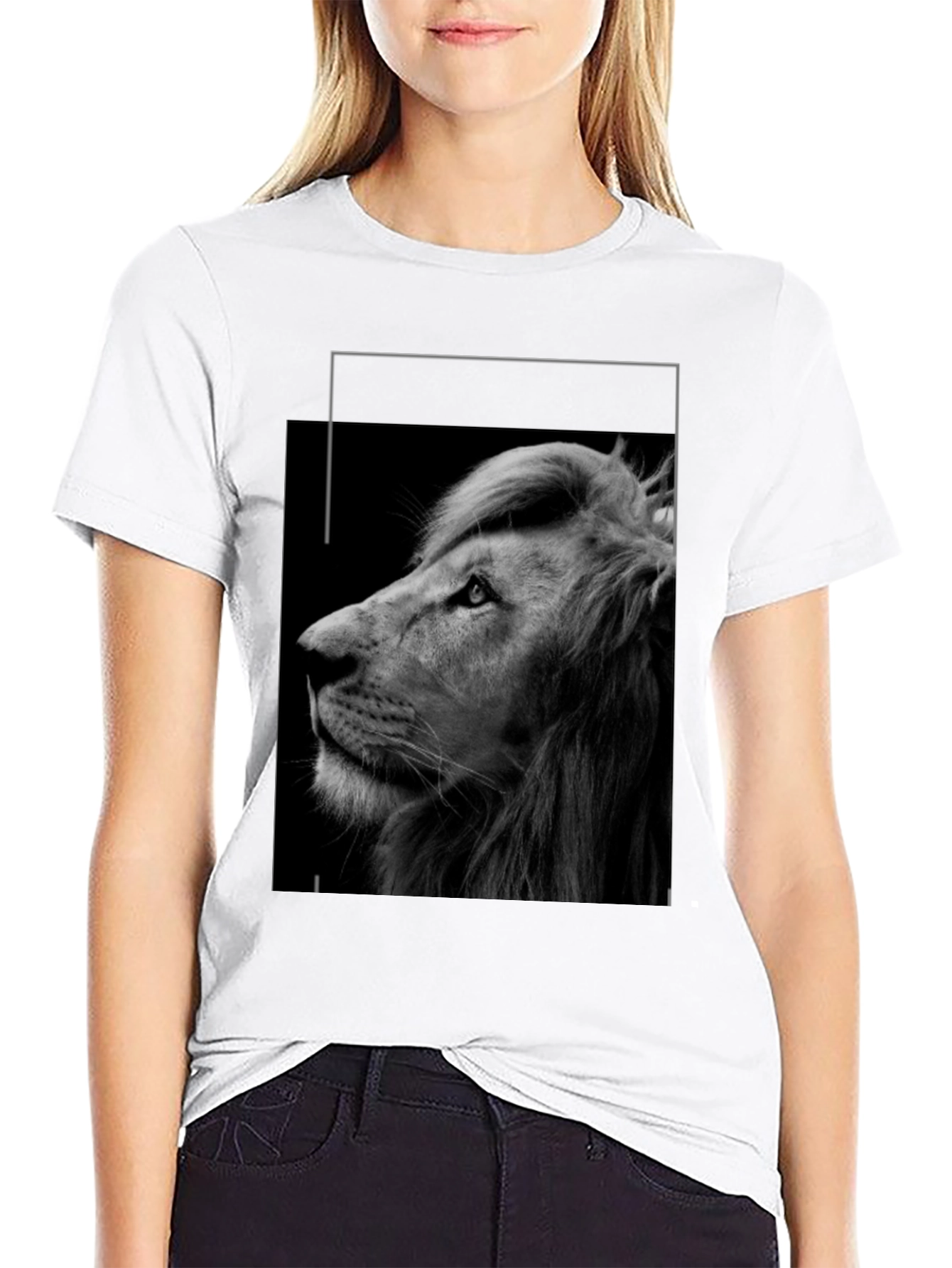 Black Lion Graphic Tee - Unisex Style