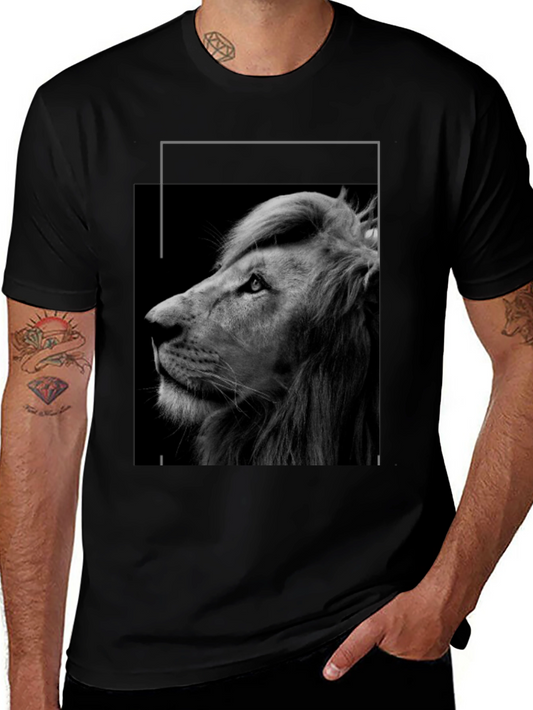 Black Lion Graphic Tee - Unisex Style