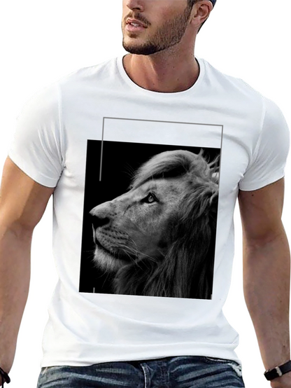 Black Lion Graphic Tee - Unisex Style
