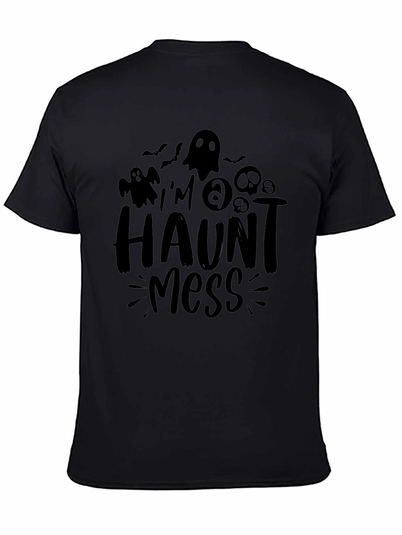 Halloween Haunt Mess Graphic Tee - Spooky Season Shirt
