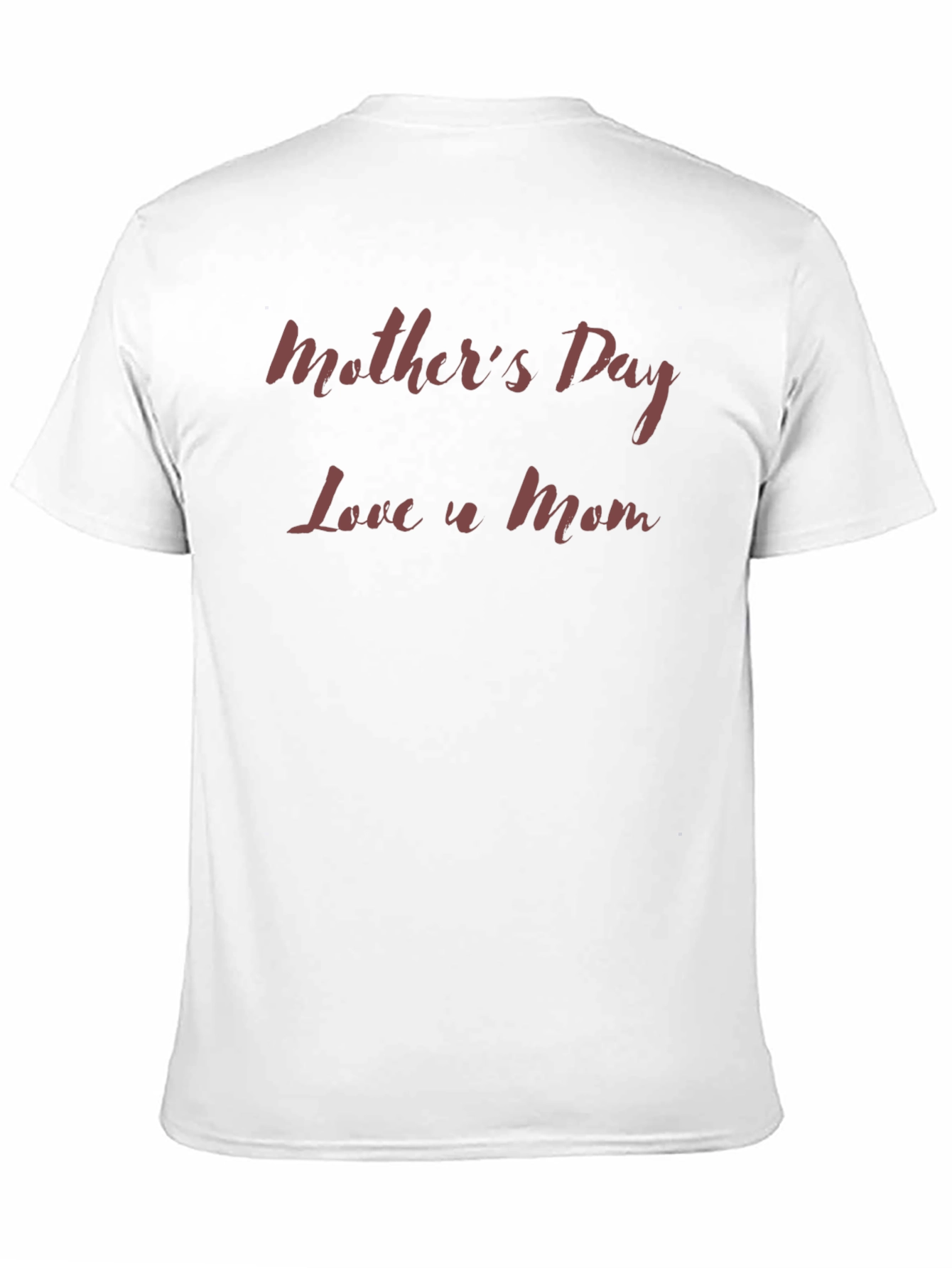Mothers Day Love U Mom Black T-Shirt