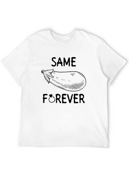 Same Eggplant Forever Graphic T-Shirt