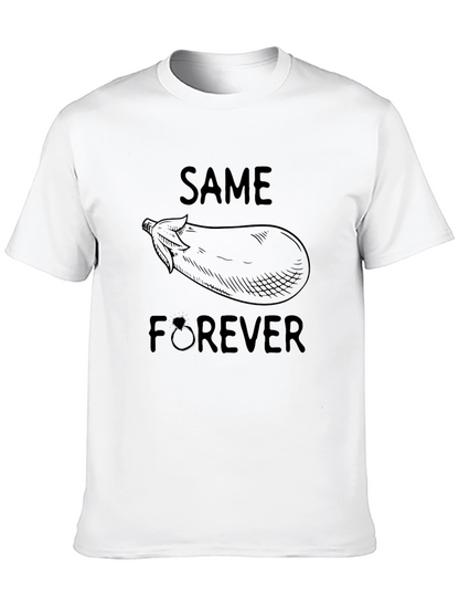 Same Eggplant Forever Graphic T-Shirt