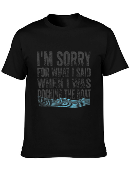 Docking The Boat Funny T-Shirt