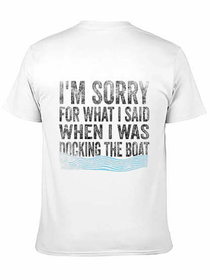 Docking The Boat Funny T-Shirt