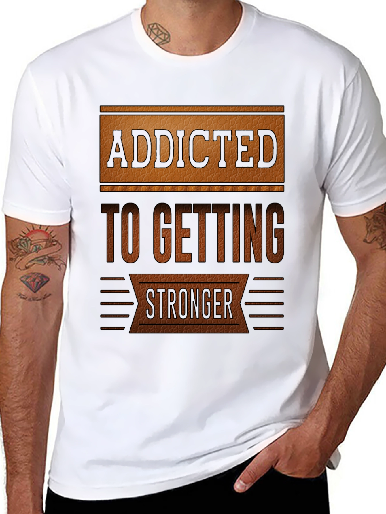Addicted To Getting Stronger T-Shirt