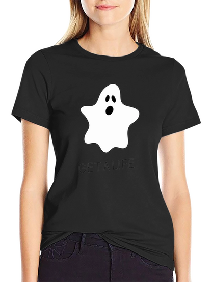 Ghost Get A Life Black T-Shirt