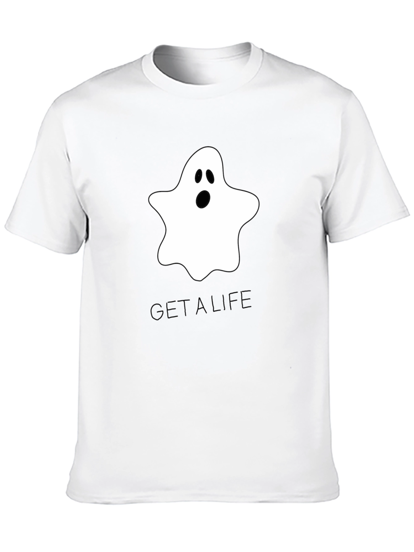 Ghost Get A Life Black T-Shirt