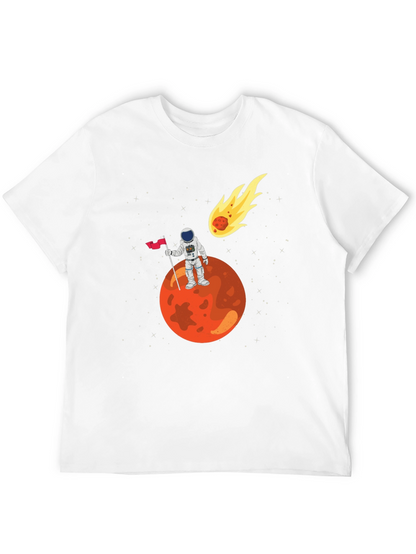 Astronaut on Mars Graphic T-Shirt