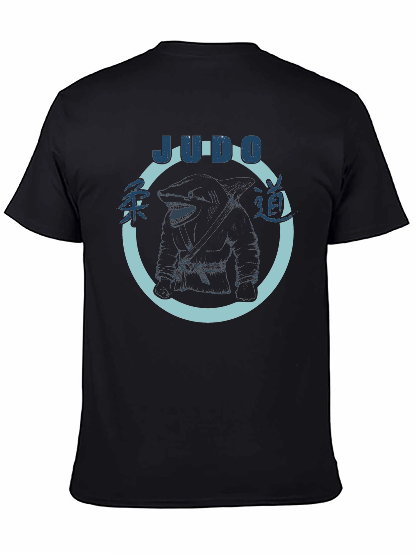 Judo Shark Black T-Shirt