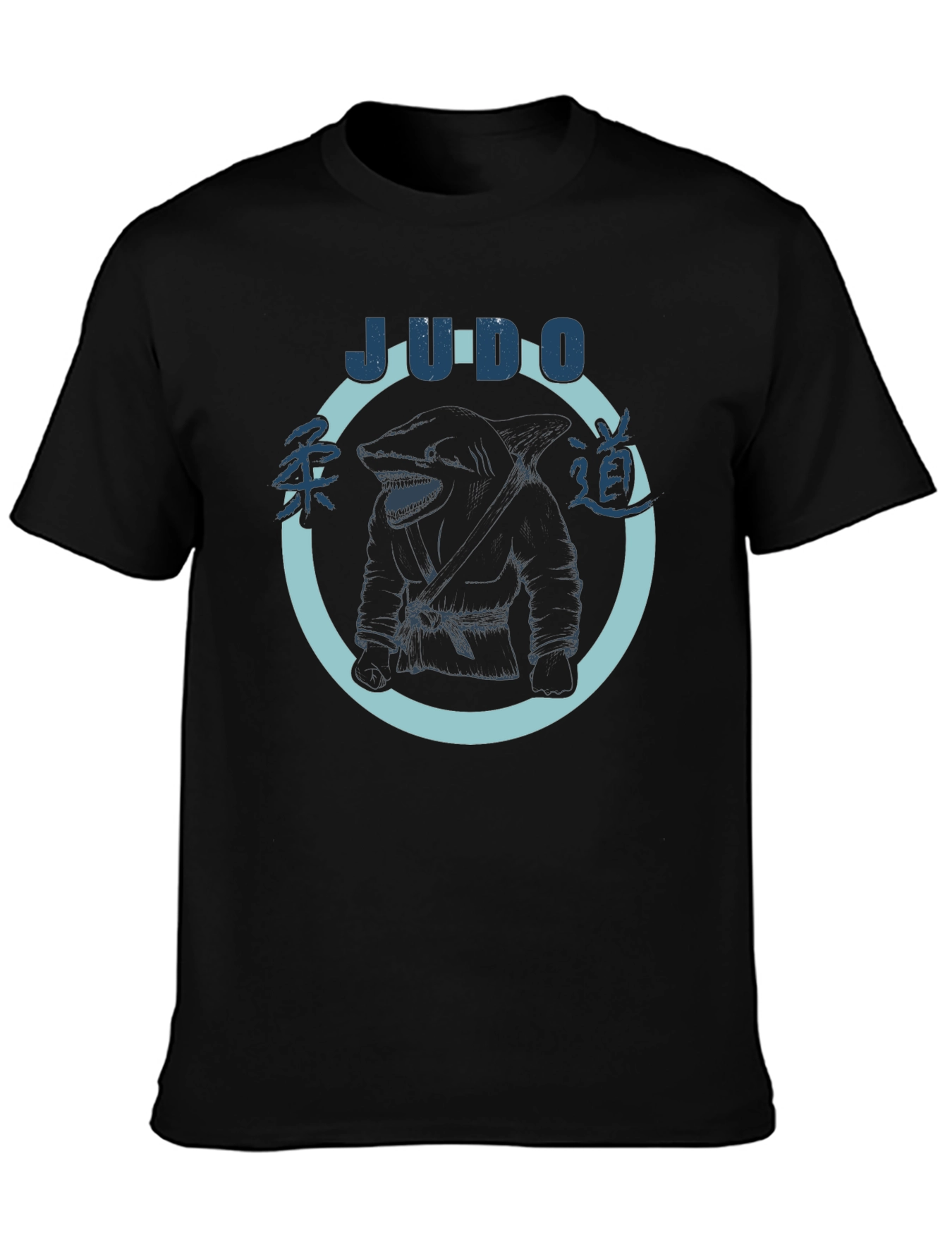 Judo Shark Black T-Shirt