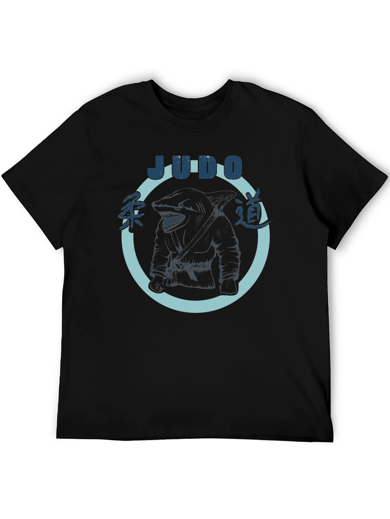 Judo Shark Black T-Shirt