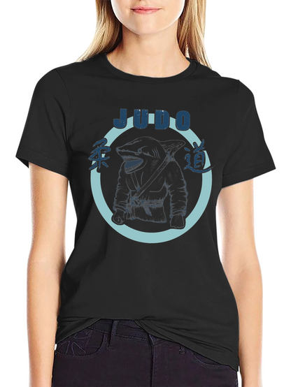 Judo Shark Black T-Shirt