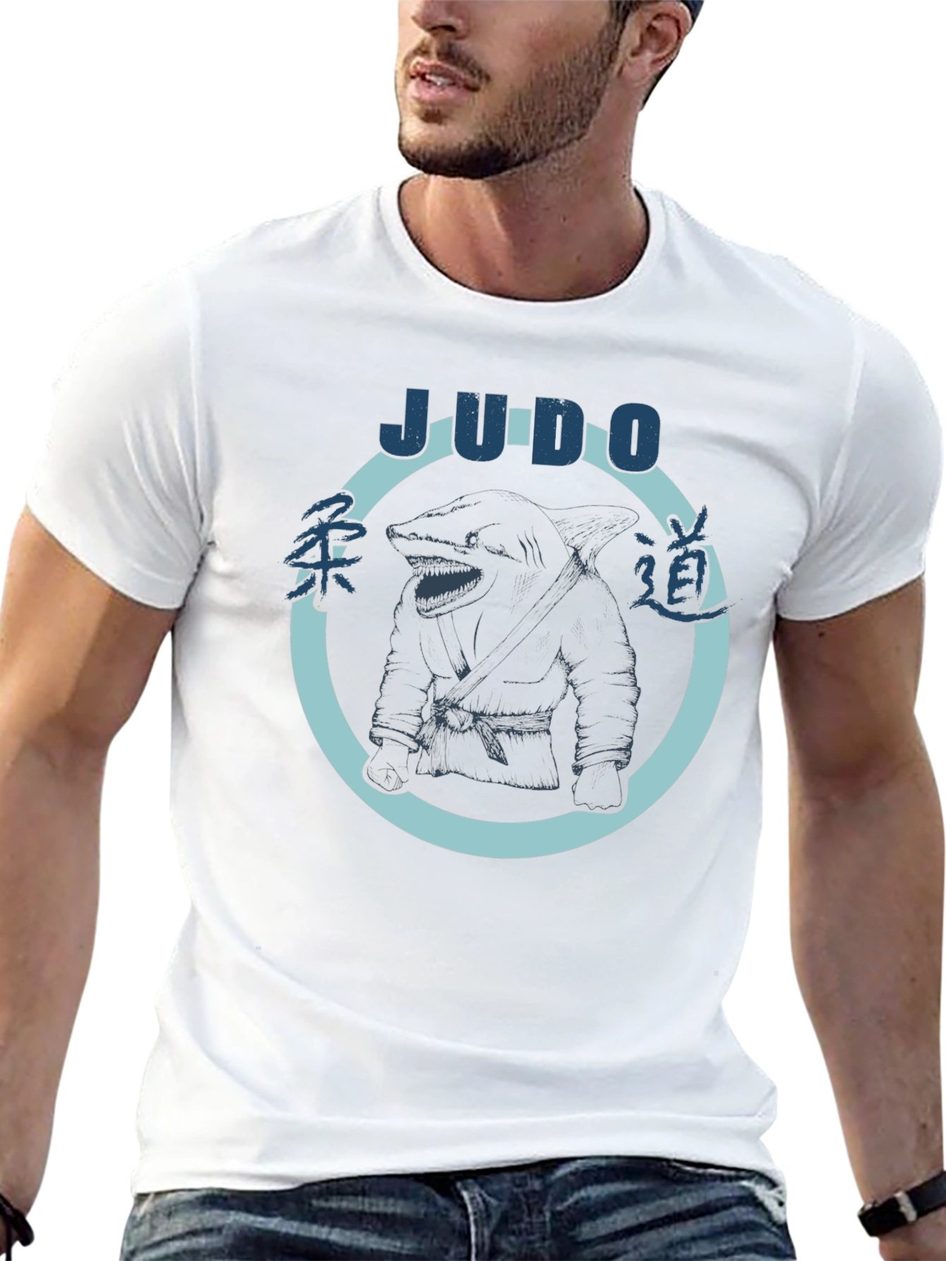 Judo Shark Black T-Shirt