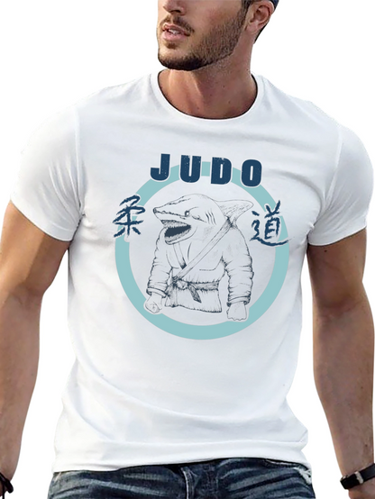 Judo Shark Black T-Shirt
