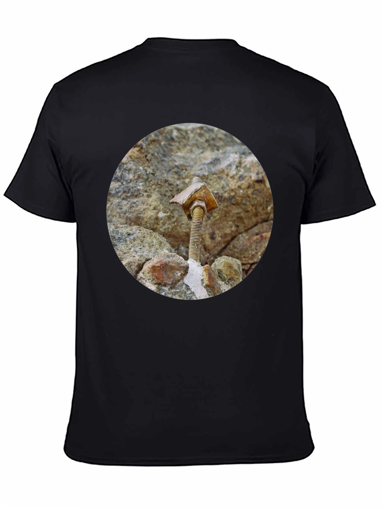 Unique Bolt & Stone T-Shirt - Abstract Art Tee