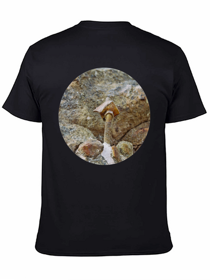 Unique Bolt & Stone T-Shirt - Abstract Art Tee