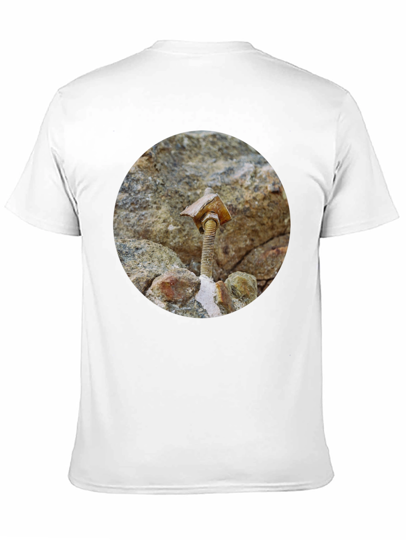 Unique Bolt & Stone T-Shirt - Abstract Art Tee