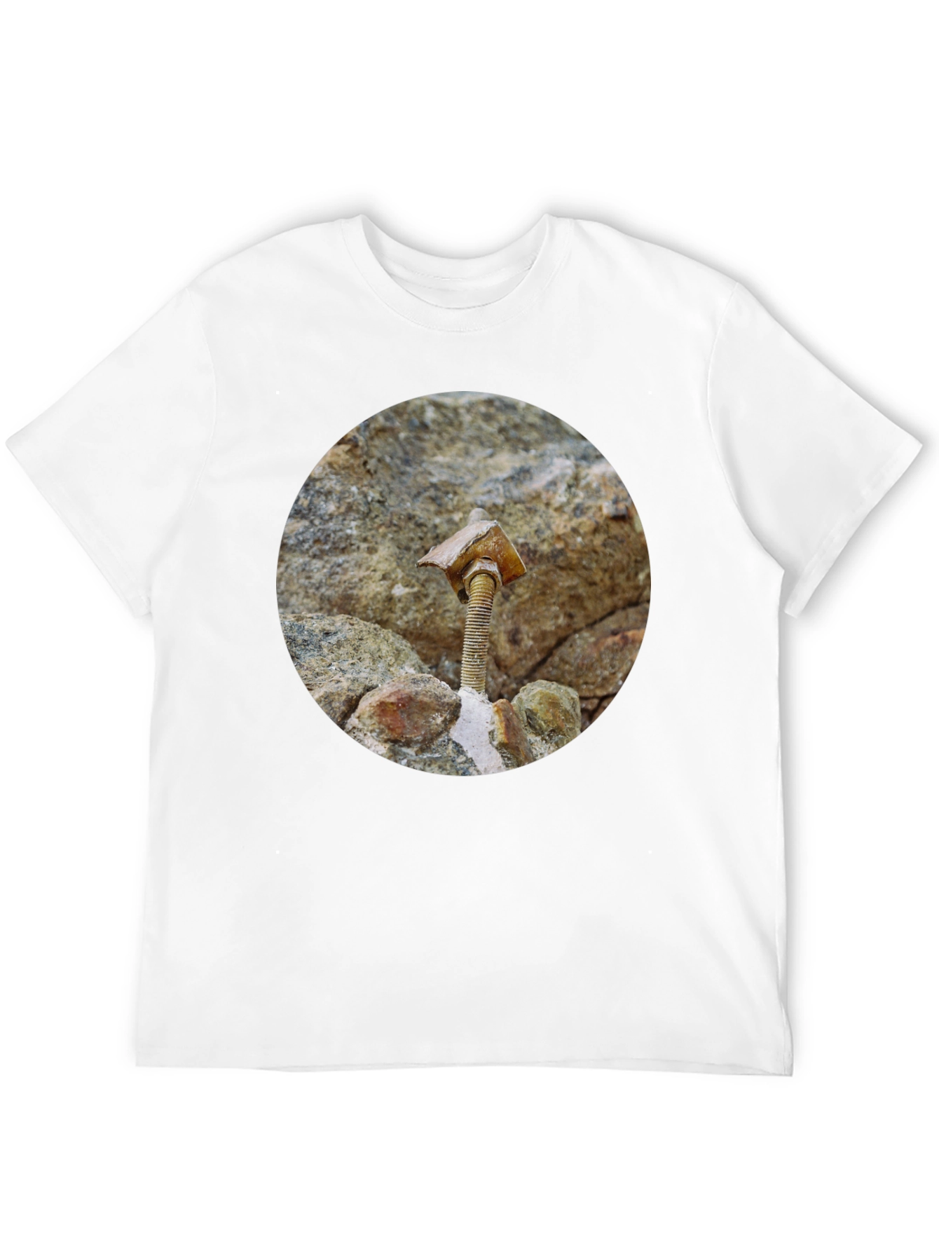 Unique Bolt & Stone T-Shirt - Abstract Art Tee