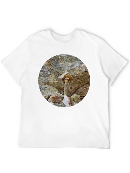 Unique Bolt & Stone T-Shirt - Abstract Art Tee