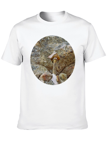 Unique Bolt & Stone T-Shirt - Abstract Art Tee