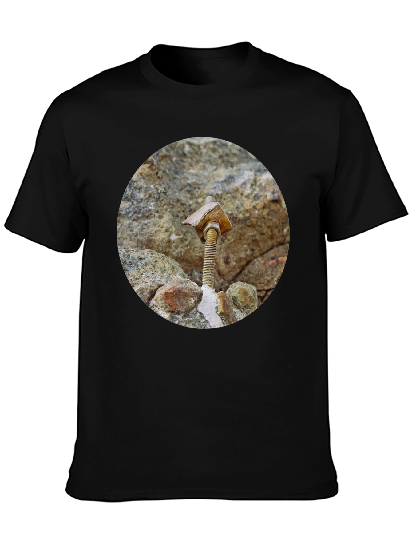 Unique Bolt & Stone T-Shirt - Abstract Art Tee