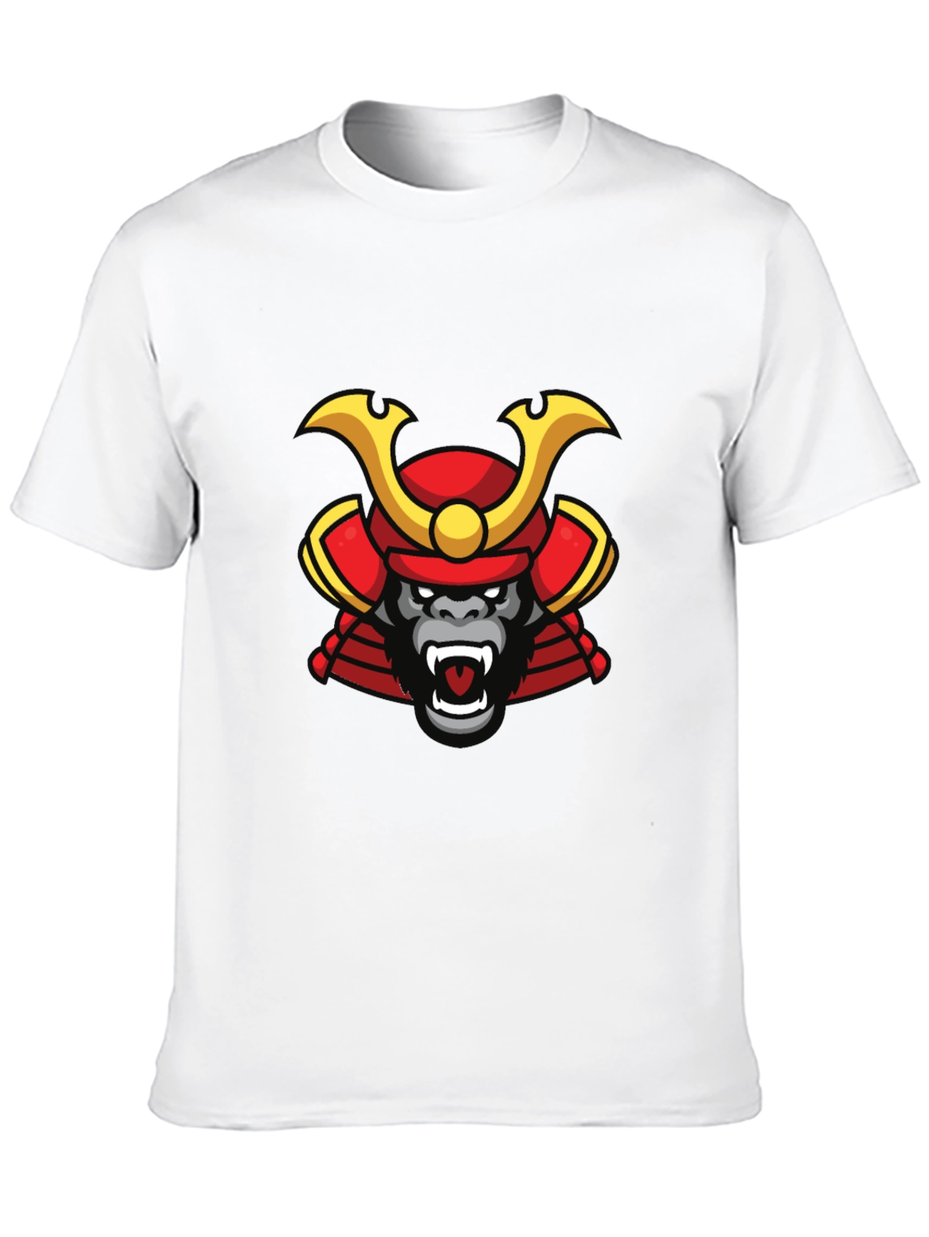Samurai Gorilla Graphic Tee - Cool Unique Design