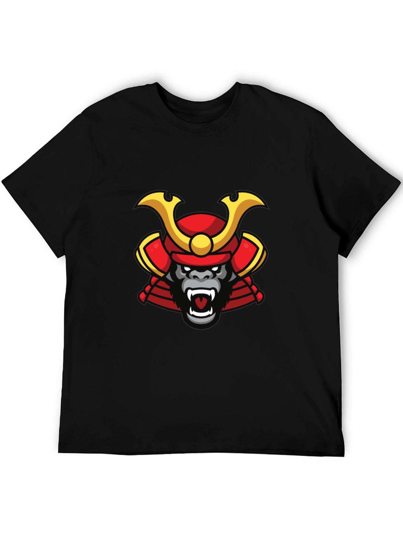 Samurai Gorilla Graphic Tee - Cool Unique Design