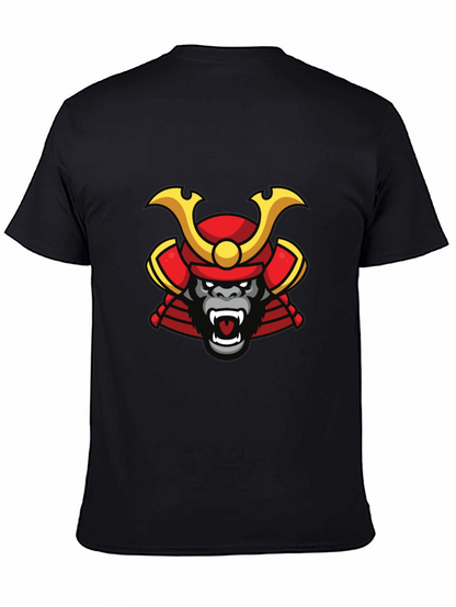 Samurai Gorilla Graphic Tee - Cool Unique Design