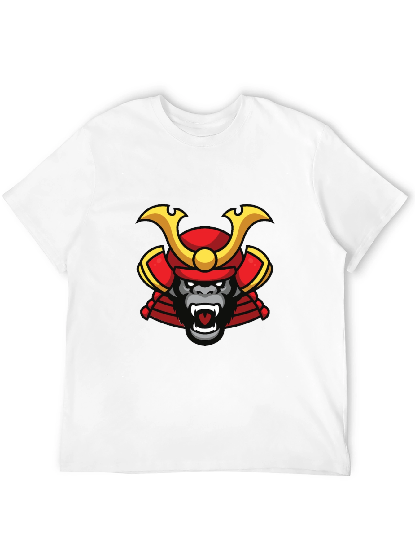 Samurai Gorilla Graphic Tee - Cool Unique Design