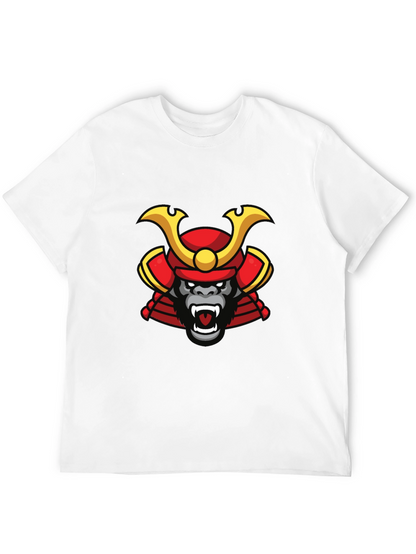 Samurai Gorilla Graphic Tee - Cool Unique Design