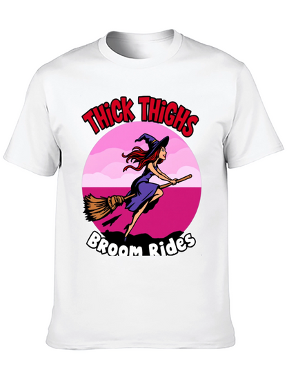 Thick Thighs Broom Rides Graphic Tee
