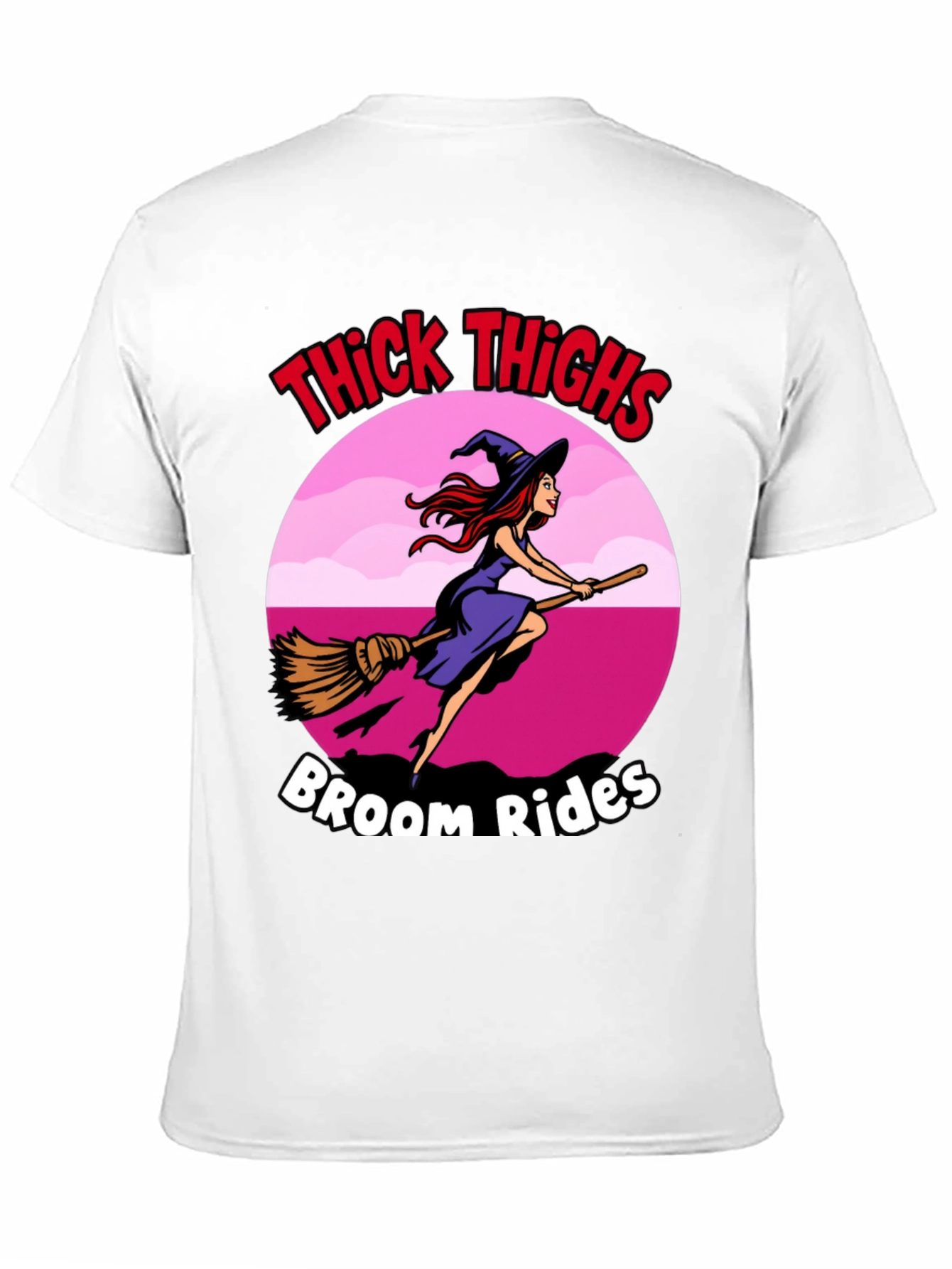 Thick Thighs Broom Rides Graphic Tee