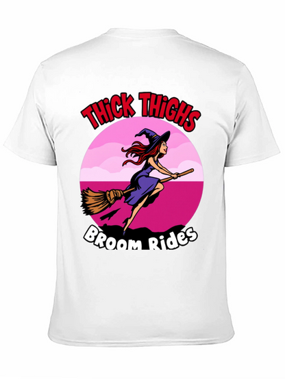 Thick Thighs Broom Rides Graphic Tee