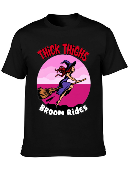 Thick Thighs Broom Rides Graphic Tee
