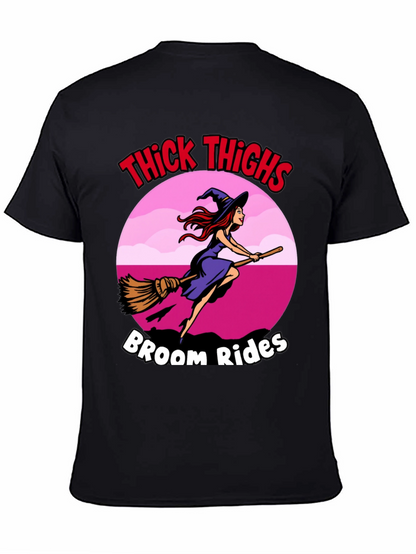 Thick Thighs Broom Rides Graphic Tee
