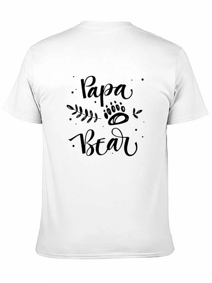 Papa Bear Graphic T-Shirt - Fathers Day Gift