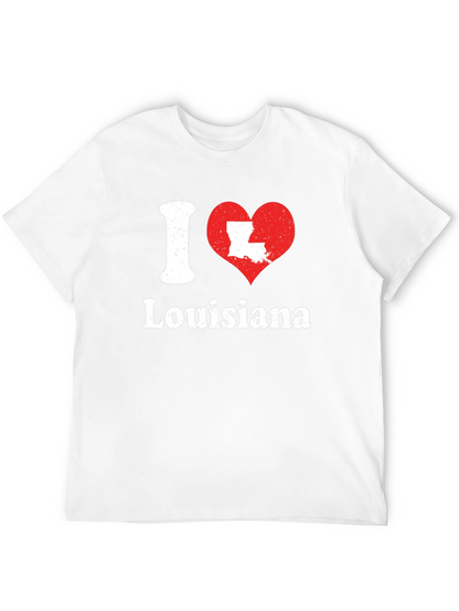 I Love Louisiana State Pride T-Shirt