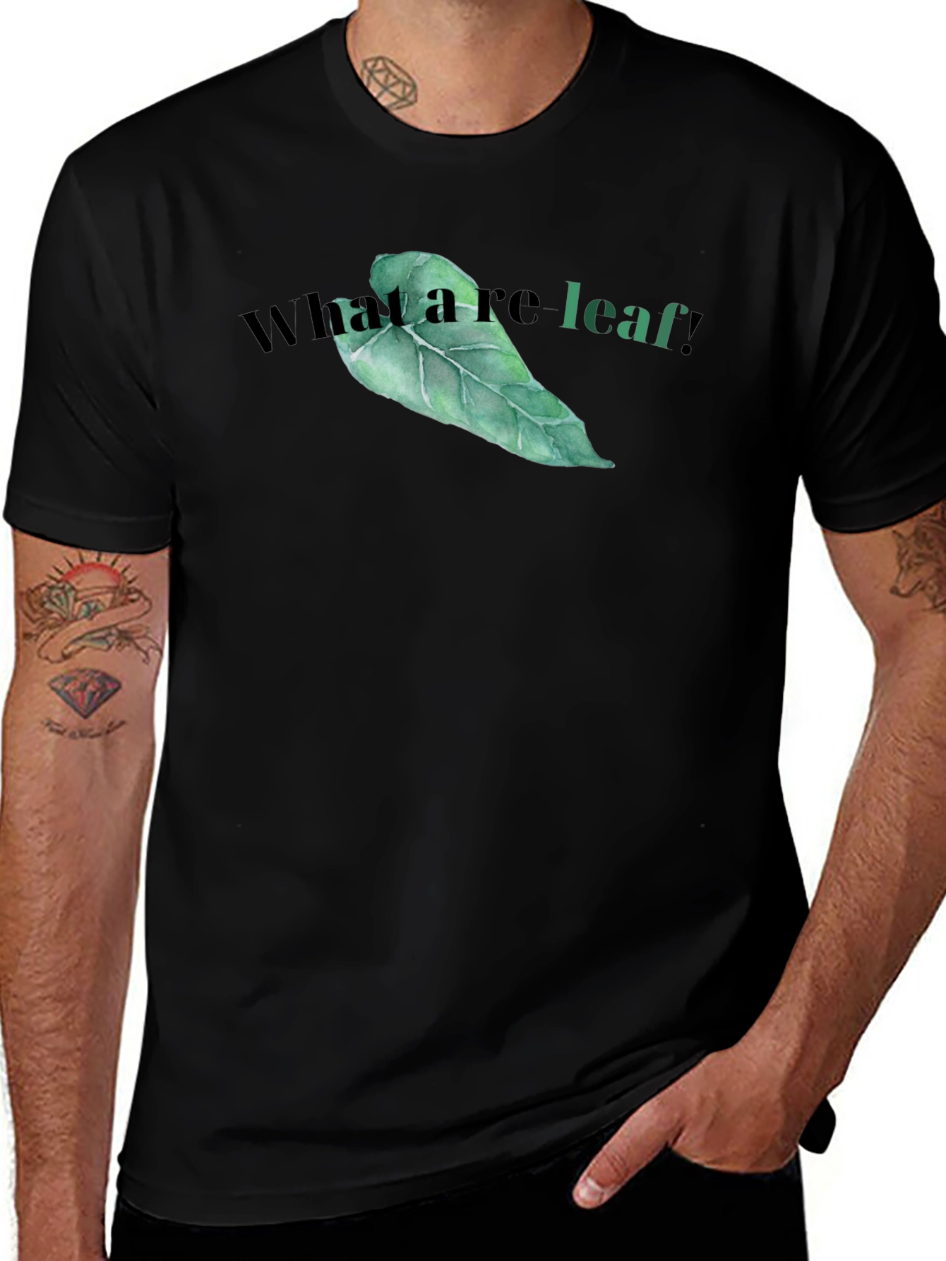 What a re-leaf! T-Shirt - Funny Leaf Graphic Tee