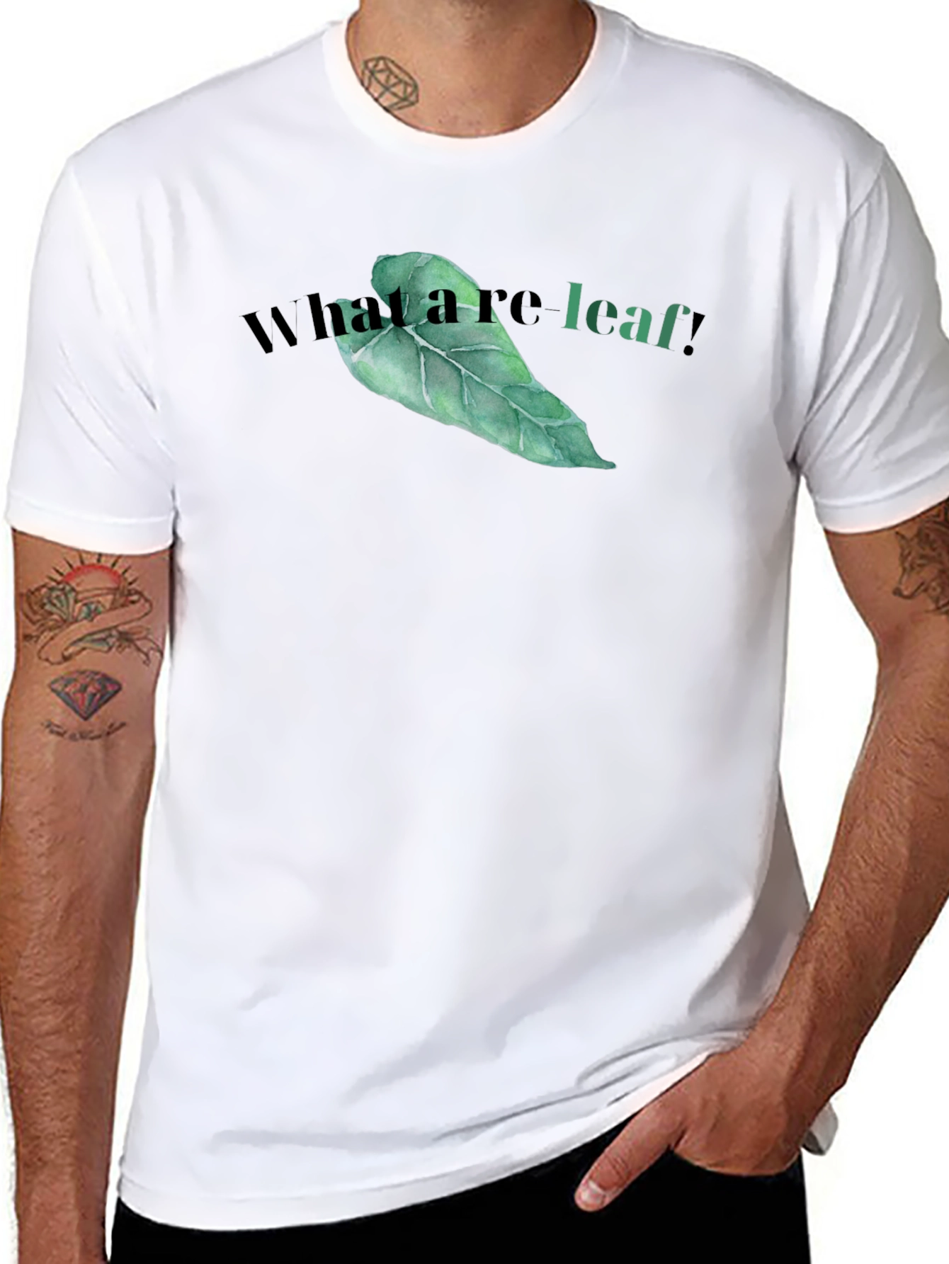 What a re-leaf! T-Shirt - Funny Leaf Graphic Tee