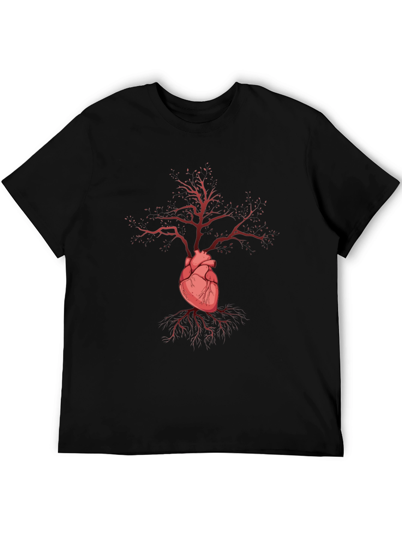 Heart Tree Graphic Tee - Stylish & Unique